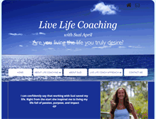 Tablet Screenshot of livelifecoach.com